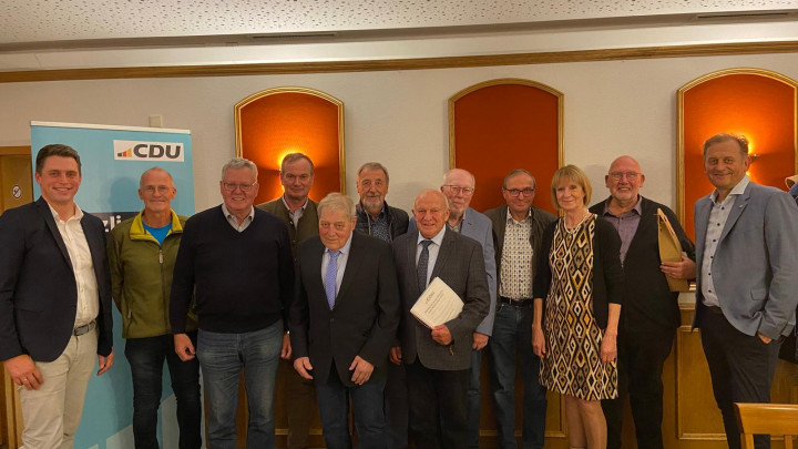385 Jahre Mitgliedschaft - CDU Ascheberg ehrt treue Parteimitglieder