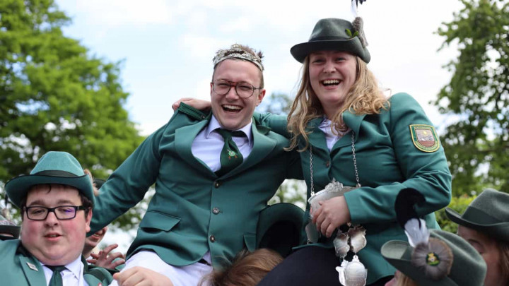 Andrea Eling gibt am 8. Mai ihre Regentschaft und Königswürde beim Nordicker Schützenfest weiter