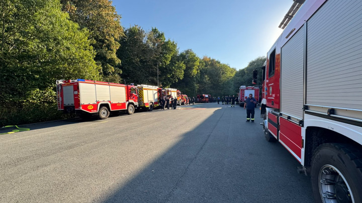 Ascheberger Löschzug unterstützt bei Waldbrand im Hürtgenwald