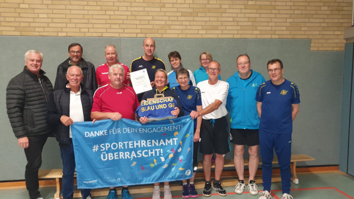 Auszeichnung vom Landessportbund für Petra Frommer
