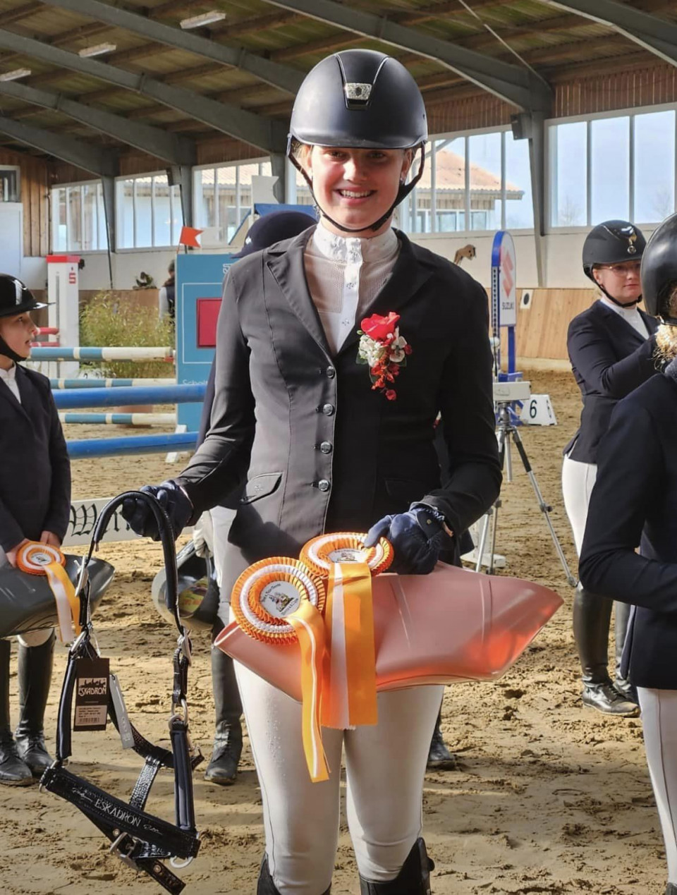 Franziska Weckendorf sicherte sich in der Einzelwertung im kombinierten Wettbewerb den ersten Platz.