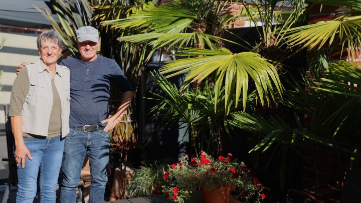 Ein Palmengarten in der Bergstraße erfreut nicht nur die Besitzer