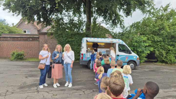 Eiswagen als Überraschung