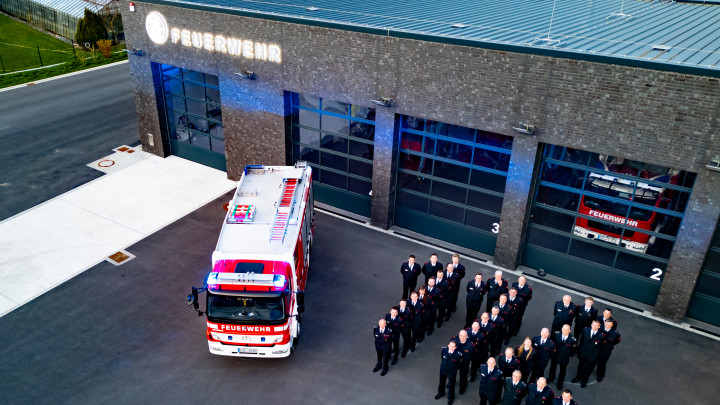 Erste Jahreshauptversammlung des Herberner Löschzugs im neuen Feuerwehrgerätehaus