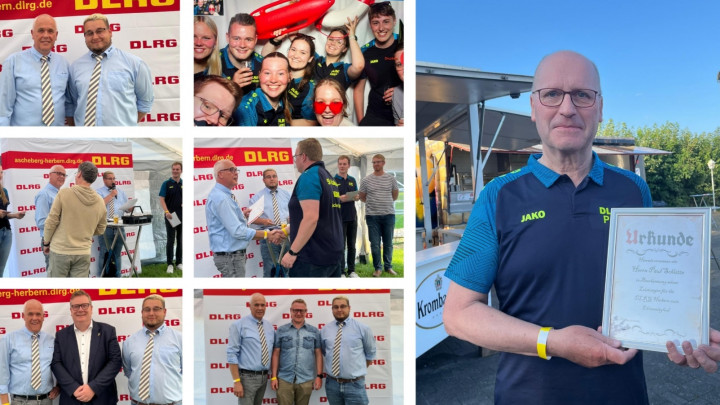 Goldenes Jubiläum der DLRG Herbern - Paul Schütte neues Ehrenmitglied des Vereins
