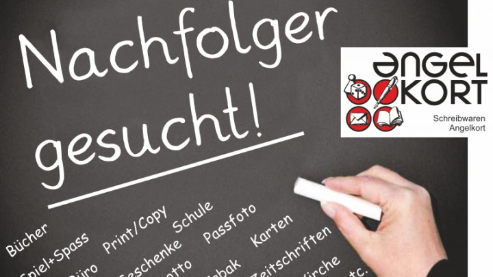 Schreibwaren Angelkort sucht Nachfolger