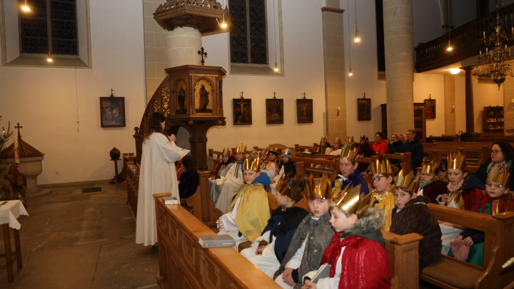 Sternsinger wurden am Freitag in Herbern ausgesendet
