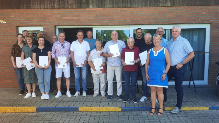 SV Herbern ehrt Jubilare