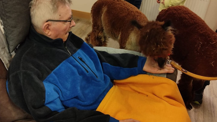 Tierischer Besuch im Malteserstift